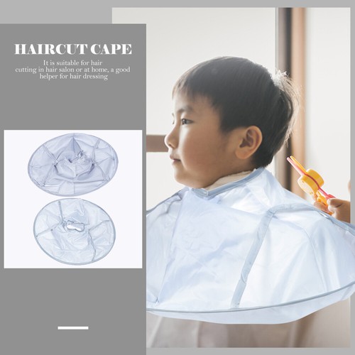 2 Pcs Waterproof Haircut Cloak Haircutting Cape for Children Kids Man - Picture 7 of 12