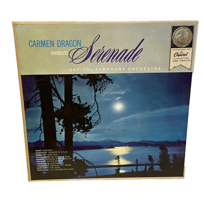 Capitol Symphony Orchestra Serenade (Vinyl, 1958) Capitol Records PAO 8413 VG+