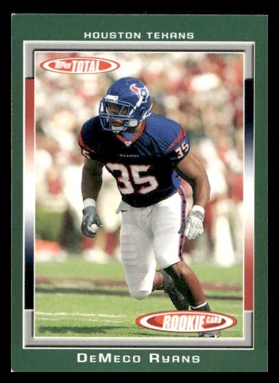 DeMeco Ryans Topps Total #462 Base