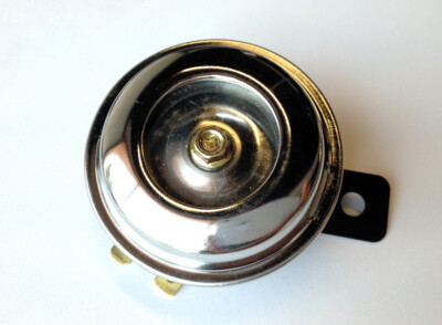 Mini-Hupe chrom Small Horn chrome Klaxon petit chromé hoorn Picco Corno 6V Ø65mm