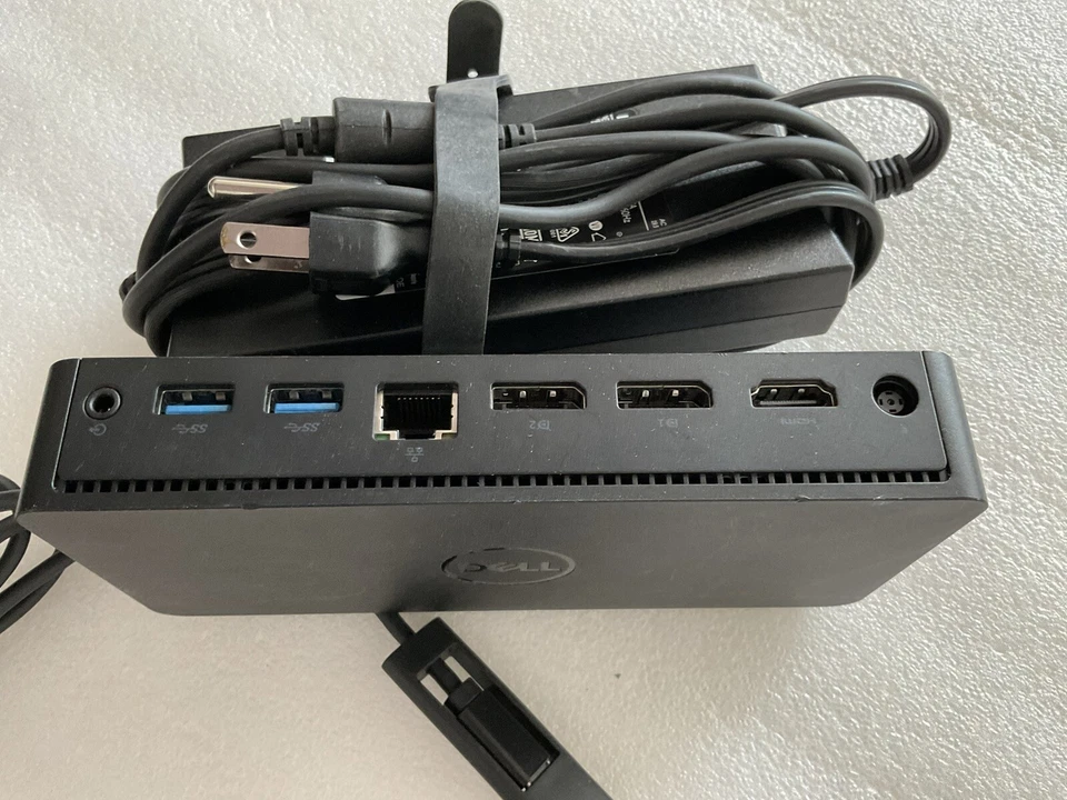 Док-станция Dell D6000 USB 3.0 USB-C 4K с адаптером Dell 130 Вт - Изображение 3 из 4