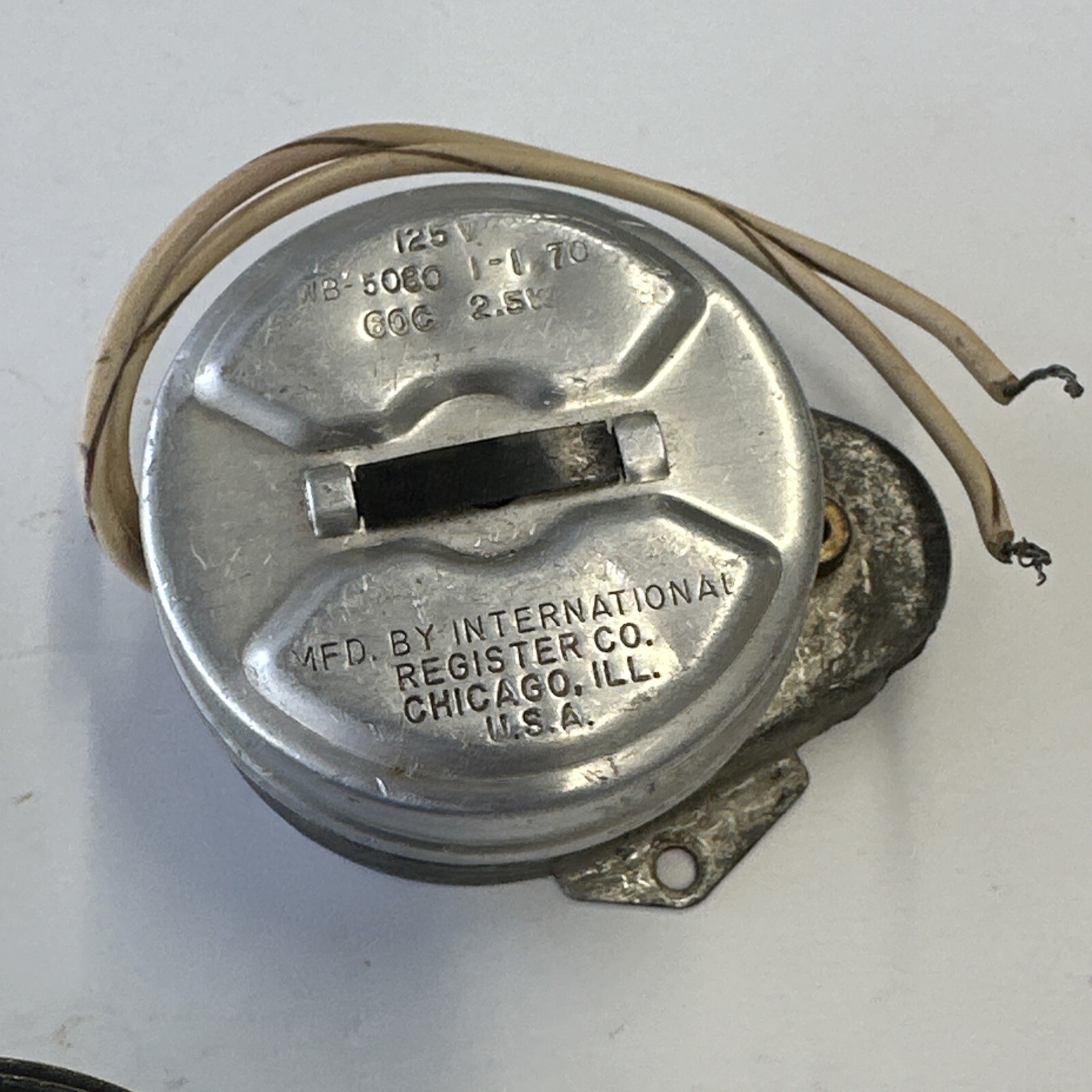 Vintage Electric Clock Motors Parts Only International Register