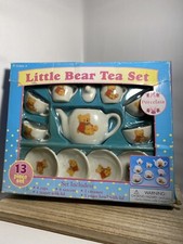 Little Bear Tea Set 13 Piece Set Porcelain Vintage Sealed