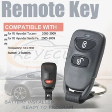 for 2005 2006 2007 2008 2009 for Hyundai Tucson Santa Fe Remote Control Key Fob