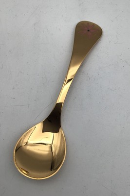 Georg Jensen Annual Spoon 1988 Vergoldet Sterlingsilber Mit Emaille
