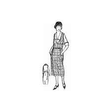 Past Patterns 1095 - Mid 1920s Dress with Guimpe Sewing Pattern bust sizes 36"