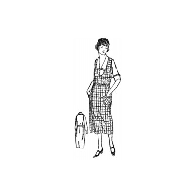 Past Patterns 1095 - Mid 1920s Dress with Guimpe Sewing Pattern bust sizes 36''