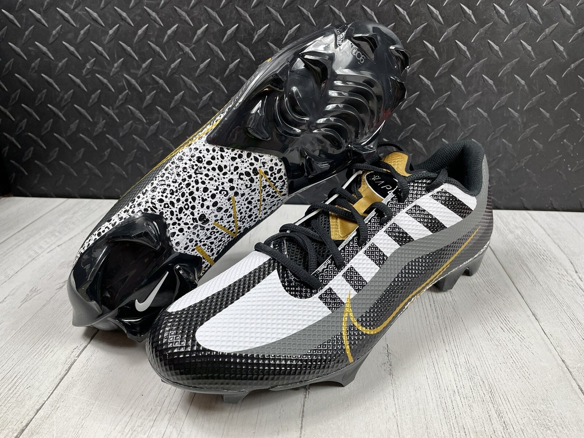 SZ 15-Nike Vapor Edge Speed 360 Football Cleats Black Metallic