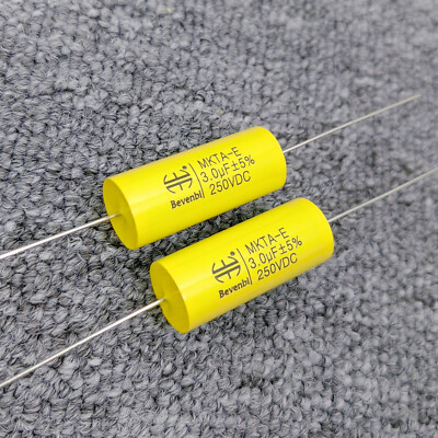 0.1~100uF MKT Metallized Polyester Film Capacitor For Speaker Crossover