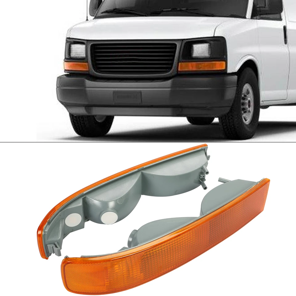 Par de luces de esquina de estacionamiento para 03-23 24 25 Chevy Express/GMC Foto 4 de 4