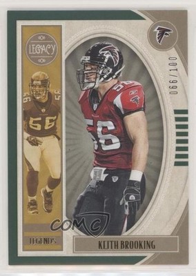 2019 Panini Legacy Legends Green 66/100 Keith Brooking #108 0nr3