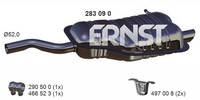 EndschalldäMpfer NachschalldäMpfer Ernst 283090 FüR BMW E46 3Er 318