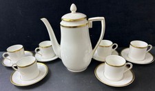 Royal Worcester Viceroy Fine Bone China Coffee Set 7 Pieces - Z#1001