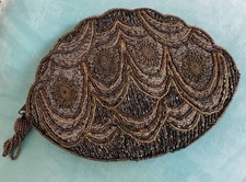 Hand Beaded Clutch Purse Andre Cellini