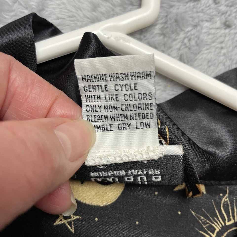 Morgan Taylor Bata Celestial Íntimates Mujer P/S Negro Dorado Satinado Sol Luna Estrella Foto 4 de 4