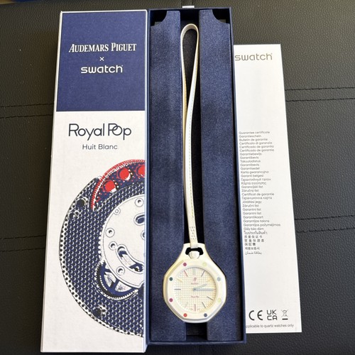 Swatch x Audemars Piguet Royal Pop Huit Blanc White