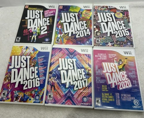 Just Dance Wii 2, 2014, 2015,2016, 2017 And 2020-Tested And Working