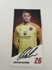 Christian Mathenia 1 FC Nürnberg 2018-19 Aut...