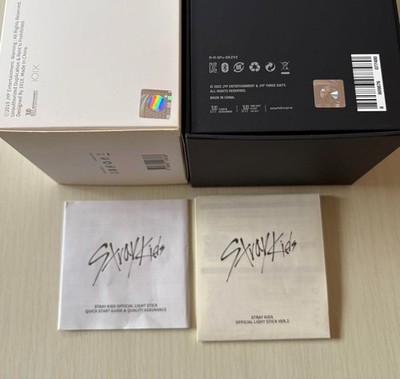 Stray Kids Official Pen Light Stick Fanlight ver.1 ver.2 Set of 2