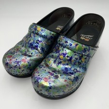 Dansko XP 2.0 Watercolor Dots Women's Size 36 Slip On Clogs Comfort Shoes US 6
