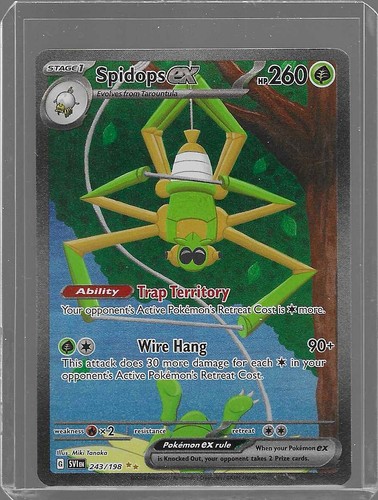 Pokemon Spidops ex 101/078 Violet ex SAR Special Art Rare Japanese NM