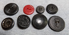 70 Vintage Antique Horn Buttons — photo 9