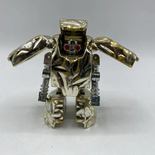 VTG 1985 GoBots Rock Lords Nuggit Tonka Bandai Transforming Robot Golden Nugget