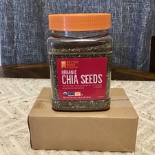 NEW Betterbody Foods Organic Chia Seeds - 20 oz.
