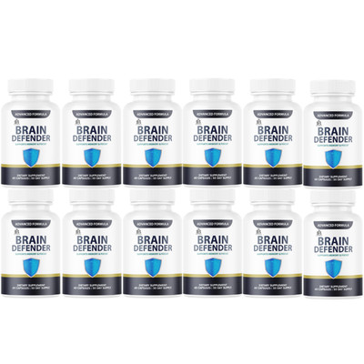 Brain Defender Advanced Wellness Support Supplement Official - 12 Bottles