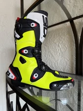 SIDI Mag-1 Italian Pro Motorcycle Road Racing Track Day Boots EU-45/ 11-US MINT