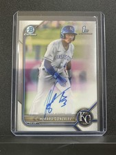2022 Bowman Chrome Herard Gonzalez #CPA-HG Prospect Auto 1st Bowman