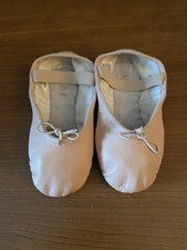BLOCH KIDS LEATHER FULL SOLE BALLET PINK DANCE SHOE 9.5 C