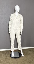 LEE Vintage Modern Denim Union Alls Coveralls Jumpsuit Free People Ecru Medium