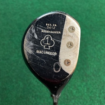 MacGregor 3412 Pace-Maker Byron Nelson driver R-flex leather grip RH