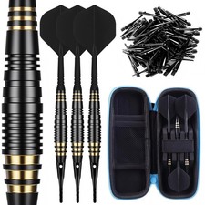 CyeeLife Professional Soft Tip Darts Set 18 Grams with 30 Extra Dart 18