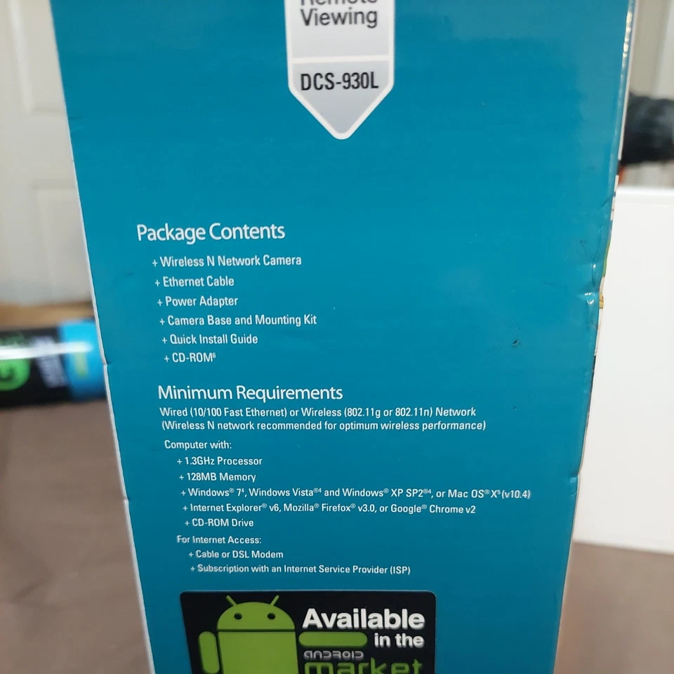 NEW D Link DCS-930L Network Camera Wi-Fi Home Security Viewing App Wireless - Image 3 of 4