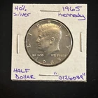 1965 Kennedy Half Dollar 40% Silver 50c “0126039” Circulated