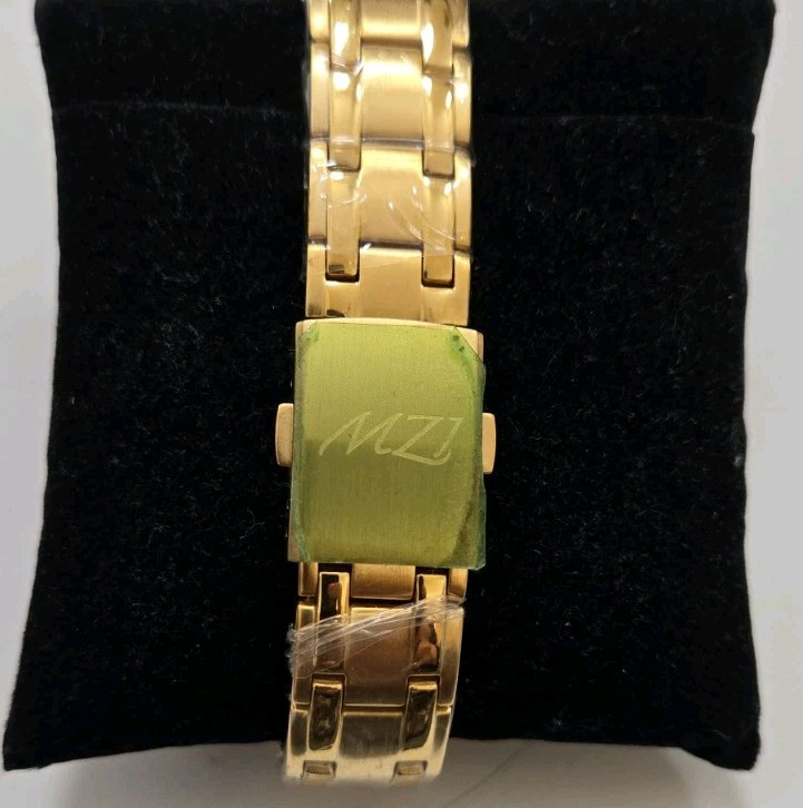 MZI Watch Co. Germany crystals Gold-tone 3 ATM Automatic Men's