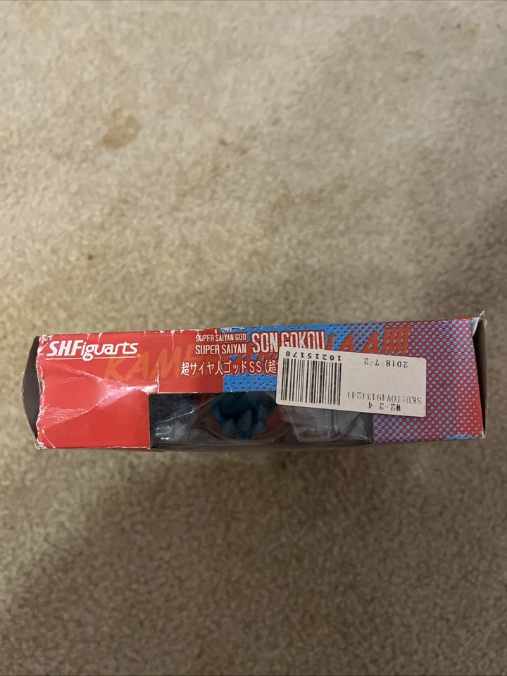 Tamashii Nations S.H. Figuarts SGSS Goku (damaged box) - Image 3 of 4