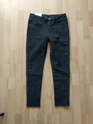 Fashion Classic Damen Hose gefüttert grau Größe 28 / 36