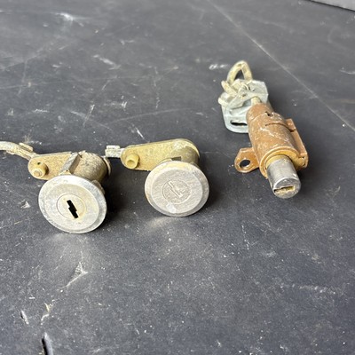 VINTAGE RARE FoMoCO Ford Mustang Torino Galaxie Ranchero Locks (Lot Of 3)