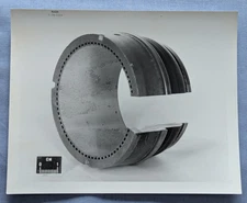 NASA Black Serial Number Photo Rocket Combustion Chamber Corrosion Test Results