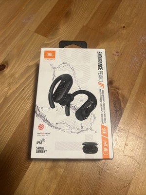JBL Endurance Peak III In Ear Wireless Headphones - Black