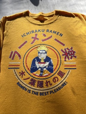 Naruto Ichiraku Men's Ramen T-Shirt Size M Anime