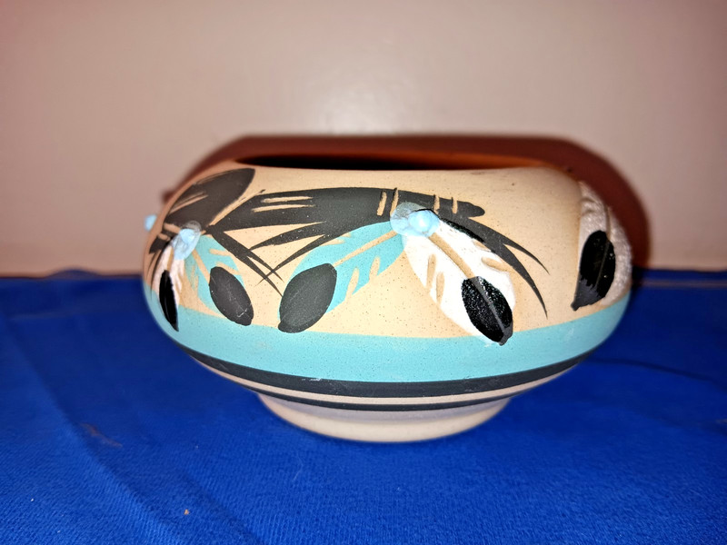 Betty Selby Pueblo-Style Pottery Bowl, 1992, 4.5" Diameter