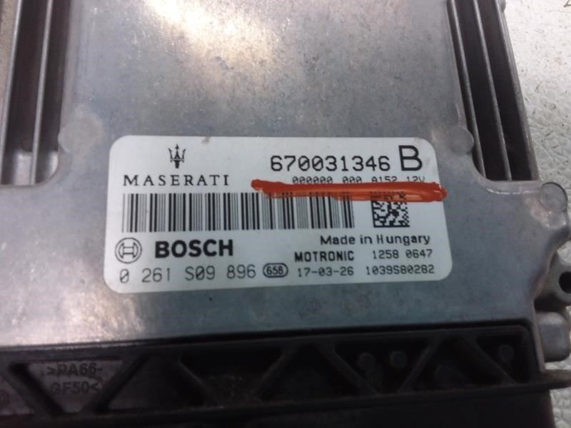 Maserati Ghibli 2017 Engine control unit P/N 670031346B