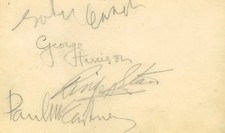 The Beatles Autographs 11th of February 1964 Washington DC