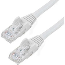 StarTech 75 ft White Snagless Cat6 UTP Patch Cable