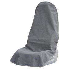 Towel Car Seat Covers - Super Absorbent Front Seat Protectors for 1 Pack Grey