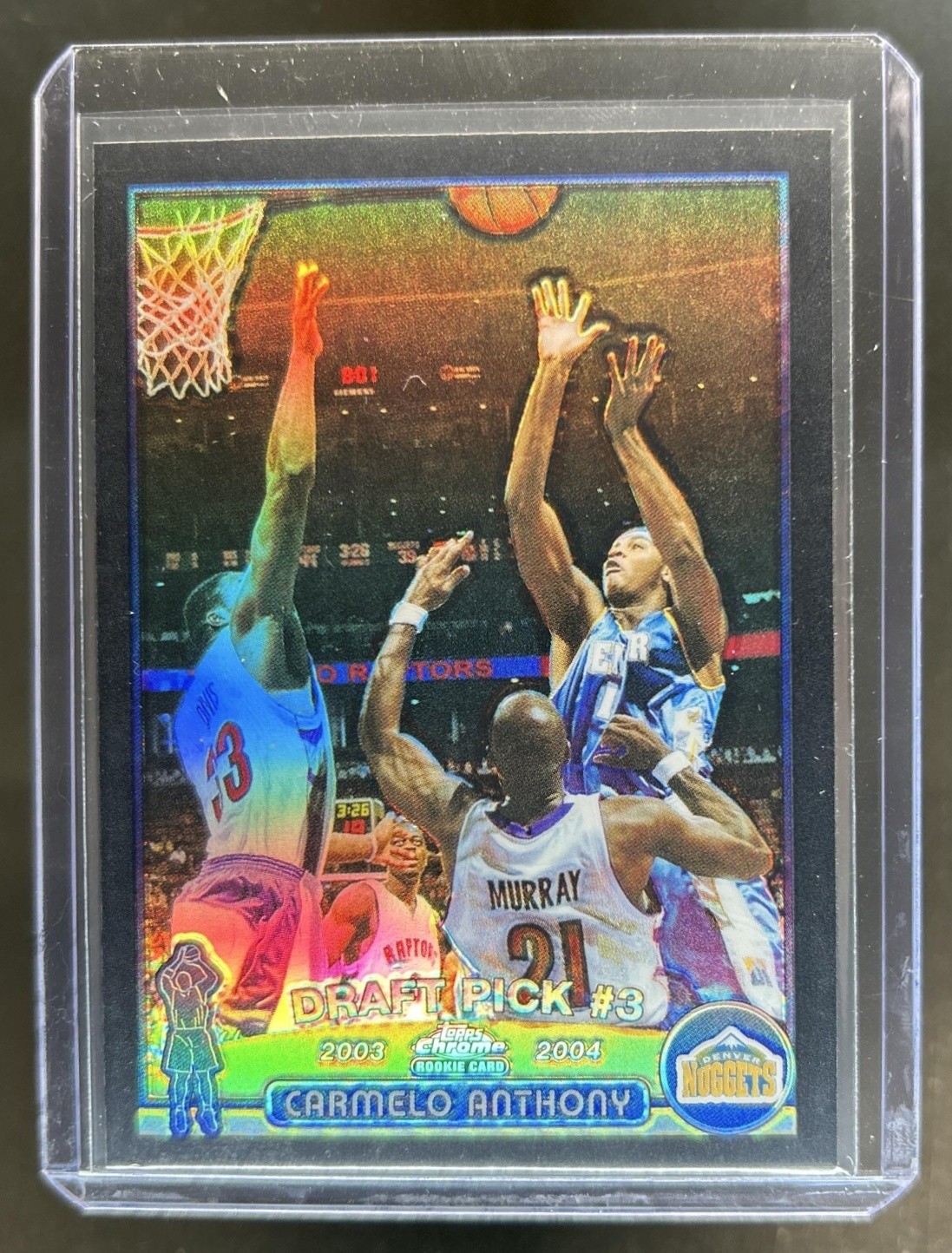 Carmelo Anthony 2003 Topps Chrome #113 Black Refractor /500 Price